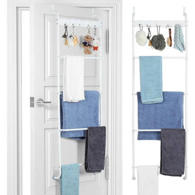 White over the 2025 door towel rack